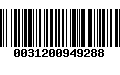 Código de Barras 0031200949288