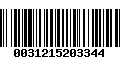 Código de Barras 0031215203344