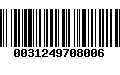 Código de Barras 0031249708006