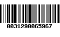 Código de Barras 0031290065967