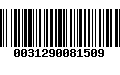 Código de Barras 0031290081509