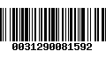 Código de Barras 0031290081592