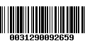 Código de Barras 0031290092659