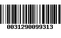 Código de Barras 0031290099313