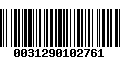 Código de Barras 0031290102761