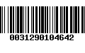 Código de Barras 0031290104642