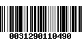 Código de Barras 0031290110490