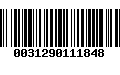 Código de Barras 0031290111848