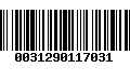 Código de Barras 0031290117031