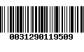 Código de Barras 0031290119509