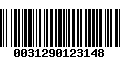 Código de Barras 0031290123148