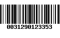 Código de Barras 0031290123353