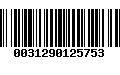 Código de Barras 0031290125753