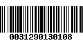 Código de Barras 0031290130108