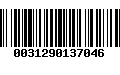 Código de Barras 0031290137046