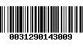 Código de Barras 0031290143009