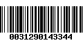 Código de Barras 0031290143344