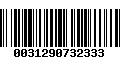 Código de Barras 0031290732333