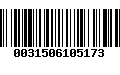 Código de Barras 0031506105173