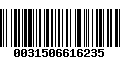 Código de Barras 0031506616235