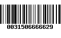 Código de Barras 0031506666629