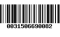 Código de Barras 0031506690082