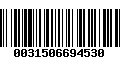 Código de Barras 0031506694530