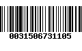 Código de Barras 0031506731105