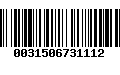 Código de Barras 0031506731112