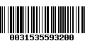 Código de Barras 0031535593200