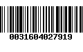 Código de Barras 0031604027919