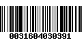 Código de Barras 0031604030391