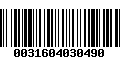 Código de Barras 0031604030490