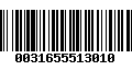 Código de Barras 0031655513010