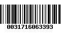 Código de Barras 0031716063393