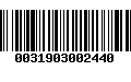 Código de Barras 0031903002440