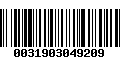 Código de Barras 0031903049209