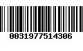 Código de Barras 0031977514306
