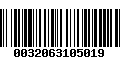 Código de Barras 0032063105019