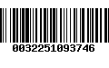 Código de Barras 0032251093746