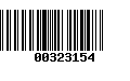 Código de Barras 00323154