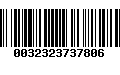 Código de Barras 0032323737806