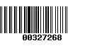 Código de Barras 00327268