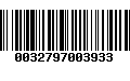 Código de Barras 0032797003933