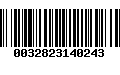 Código de Barras 0032823140243