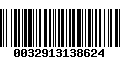 Código de Barras 0032913138624