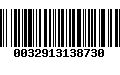 Código de Barras 0032913138730