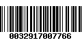 Código de Barras 0032917007766