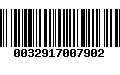 Código de Barras 0032917007902