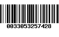 Código de Barras 0033053257428